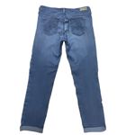 AG Adriano Goldschmied Jeans Women 30 The Stilt Cigarette Blue Roll-Up Ankle USA Photo 2