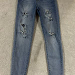 Judy Blue Slim Fit Distressed Ripped High Waist Jeans Women's Size 26/3, 26x28 Photo 0