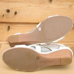 Lucky Brand Womens 7.5 White Wedge Sandals Photo 6