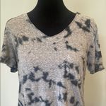 Rock & Republic Gray Tie-Dye Women's Top  small Photo 1