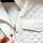 Elodie  Women's Quilted Cream Jacket Medium Photo 4