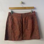 BDG Rust Snake Print Denim Mini Skirt Photo 10
