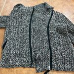 Free People  asymmetric zip moto sweater  Chunky knit size S Photo 5