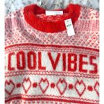 Aerie NWT Oversized Fuzzy “Cool Vibes” Sweater Photo 7
