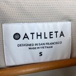 Athleta  Tan Rock Ridge Primaloft Quilted zip Close Long Sleeve Coat Jacket S Photo 5