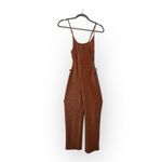 Derek Heart  Bronze Metallic Cutout Jumpsuit NYE Holiday Party Strappy Back S Photo 2