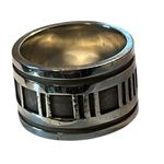 Tiffany & Co. Atlas Wide Band Ring Sterling Silver Roman Numeral Sz 5 Photo 10