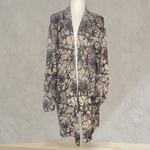 Peruvian Connection  Pima Alpaca
Blend Long Cardigan Black Beige
Print XL Photo 1