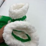 Novelty Sherpa Lined Socks Footies One Size Unisex "Friends" Central Perk Green Photo 5