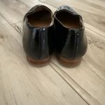 Anthropologie  Patent Leather Black Loafer Shoes Size 38 7.5 Photo 2