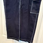 True Religion  Denim Cargo Maxi Skirt‎ Size 30 Photo 3