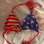 Vibrant Red and Blue Swim Bikini Size M Photo 0