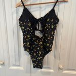 PINK - Victoria's Secret Victoria’s Secret Pink Black Fruit‎ One Piece Swimsuit XL Photo 1