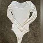 Hollister  Classic White Long Sleeve Bodysuit Photo 0
