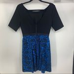 Plenty Tracy Reese Medallion Contrast Frock Dress Size 4 New Blue Photo 4