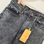 Red Fox NWT  High Waist Acid Wash Skinny Jeans, Black, Size 7 Photo 4