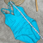 La Blanca Swimwear Island Goddess Surplice One Piece Underwire Size 0 Photo 5