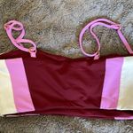 L rebel stripe bikini top L*Space XS NEW WITH TAGS Photo 6