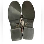 Ganni  Black and White Snakeskin Crystal Embellished Slingback Loafers Size 9/39 Photo 4