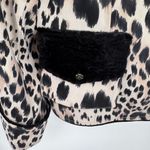 Alberto Makali  Blazer Jacket Womens 12 Dracron Gray Black Animal Print Lined VTG Photo 4