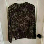 Spiritual Gangster  Old School Leopard Printed Sweatshirt Photo 3