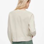 Madewell NWT Garment-Dyed Crewneck Sweatshirt in Parchment - Size: Medium Photo 10
