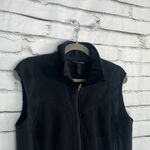 REI Black Fleece Full Zip Vest Jacket Women’s Medium Lightweight Outdoor Layer Photo 2
