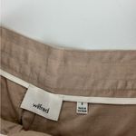 Wilfred NWT  Allegra Tan Shorts with Cream Tie Photo 3