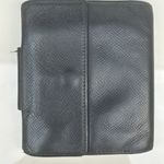 BVLGARI bifold Square Black Leather Wallet. Photo 2
