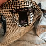 Victoria's Secret Houndstooth Lace Detail Silky Kimono Robe Wrap Size S/M Black Photo 3