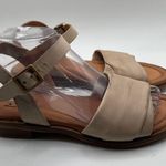 Miz Mooz  ankle buckle sandals leather ankle taupe size 37 US 6-6.5 Photo 0