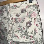 Anthropologie  Pilcro Crop Jeans Womens 25 Light Paisley Pattern Slim Leg Photo 6