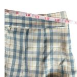 Cotton Candly pleated medium mini skirt baby blue, pastel yellow & white plaid​ Blue Photo 3
