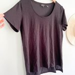 Theory | Pinati B Scoop Neck Slubbed Modal Jersey Atmos Light Tee | Black | Sz L Photo 2