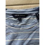 Veronica Beard  Mason Baseball Tee‎ Womens Large Blue White Stripe Preppy Luxury Photo 6