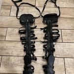 Over The Knee Gladiator Sandals Summer Boots Buckle Strap Tight High Sandals Boots Black Size 6 Photo 2