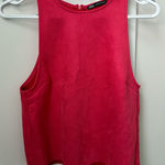 ZARA  red velvet tank top Photo 0