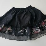 Black Floral Lace Kimono Robe Petticoat Skirt and wrap bow set Pink Size L Photo 0