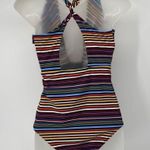 Old Navy Rainbow Striped Deep Plunge Neckline Suit Photo 2