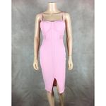 Material Girl Barbiecore Pink Bodycon Party Dress NEW MEDIUM Photo 1