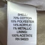 Banana Republic  Ivory Black Metallic Shimmer Tweed Mini Straight Pencil Skirt 2 Photo 5