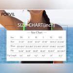 NWT Popvil One Piece Swimsuit Medium Black Photo 4