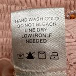 Altar'd State Crop Top Womens M Pink Embroidered Daisy Smocked Ruffle Coquette Photo 9