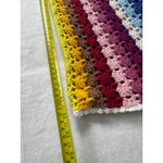 MOTHER Rainbow Crochet Maxi Dress Sleeveless V Neck Boho one size fits all‼️ Yellow Photo 5