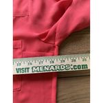 EXPRESS  Women Red Long Sleeve Shirt Size Small Button Down Polyester Lightweight Photo 4