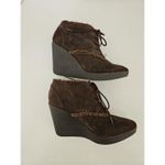 Libby Edelman Brown Suede  Ankle Boots. Size 10 Photo 4