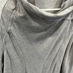 Lululemon  *READ* Coast Wrap Open Front Cardigan Waterfall Thumbholes Grey Size 8 Photo 1