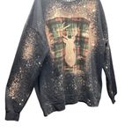Tultex  Charcoal Gray Deer Graphic Crewneck Sweatshirt. Size XL Photo 2