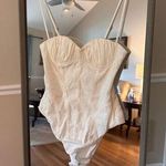 ZARA  One Piece Bodysuit Size Small NWT White Photo 0