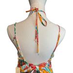 Copper Key floral sundress, halter neck and bow tie back. Size: M Photo 1